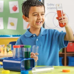 Kaempe Reagensglas Med Stativ, 6 Stk.