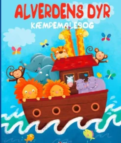 Kaempemalebog - Alverdens Dyr (43 X 50 Cm.)