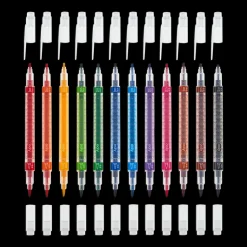 Kalligrafi Tusser - Duo, 12 Stk