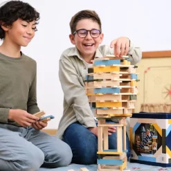 Kapla Klodser - Bla/Gul/Gron, 120 Stk