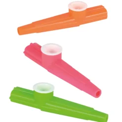 Kazoo Af Plast - Neon (Ass. Farver), 1 Stk