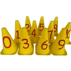 Kegler Med Tal - 11 Stk