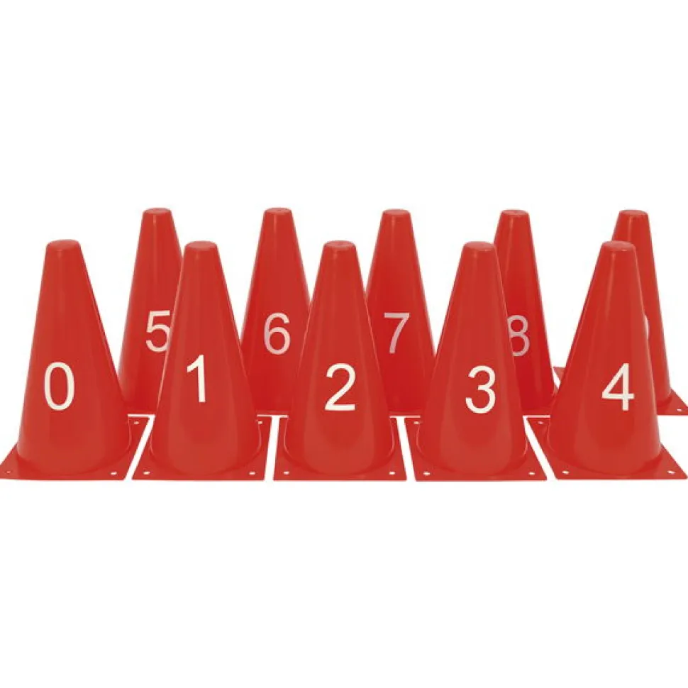 Kegler Med Tal, 10 Stk