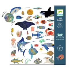 Klistermaerker - Havdyr, 160 Stk
