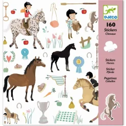 Klistermaerker - Heste, 160 Stk