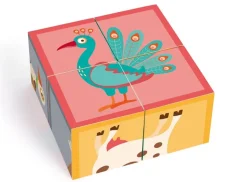 Klodspuslespil I Karton, 4 Klodser - Bondegardsdyr