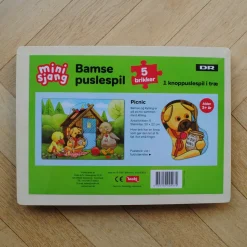 Knoppuslespil M. 5 Brk - Bamse, Kylling & Aelling