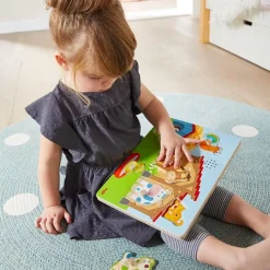 Knoppuslespil Med Lyd - Bondegardsdyr