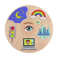 Lag Puslespil - De Fem Sanser