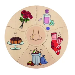 Lag Puslespil - De Fem Sanser