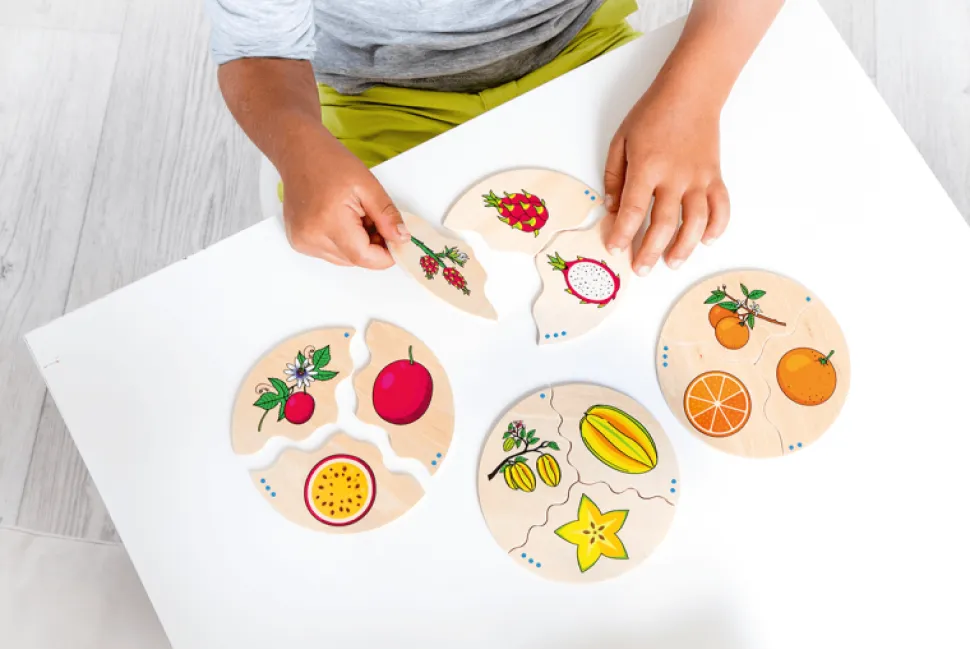 Lag Puslespil - Frugter