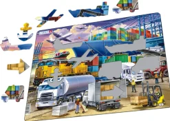 Larsen Puslespil - Containerhavn, 37 Brikker