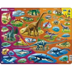 Larsen Puslespil - Dinosaurer, 85 Brikker