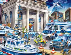 Larsen Puslespil - Politiaktion, 43 Brikker