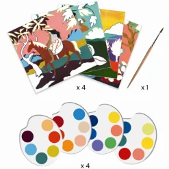 Lav Kunst Som Paul Gaugain (Vandfarve)