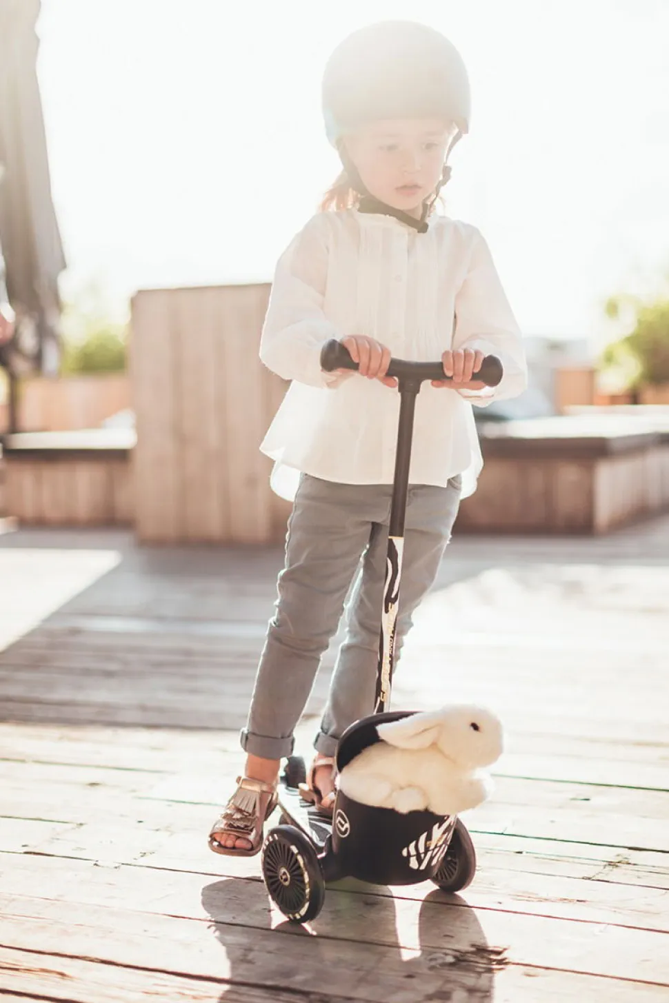 Løbehjul - Highwaykick 2 Lifestyle, Zebra