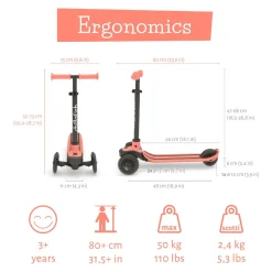 Løbehjul Scotti - Flamingo