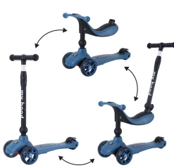 Løbehjul/Lobecykel - Kick'N'Ride, Morkebla