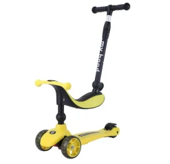 Løbehjul/Lobecykel - Kick'N'Ride, Gul