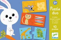 Leg & Lær-Puslespil - Hvem Spiser Hvad?