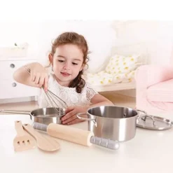 Legekøkken Tilbehør - Grydesaet M. 7 Dele