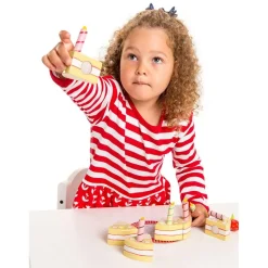 Legemad - Fodselsdagslagkage Med Lys, Trae