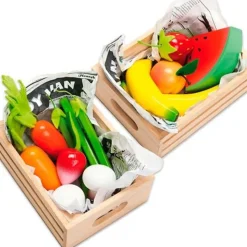 Legemad - Kasse Med Frugt Eller Gront