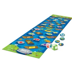 Legetaeppe 250 X 75 Cm - Krokodille-Hop