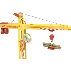 Legetøjskran I Trae