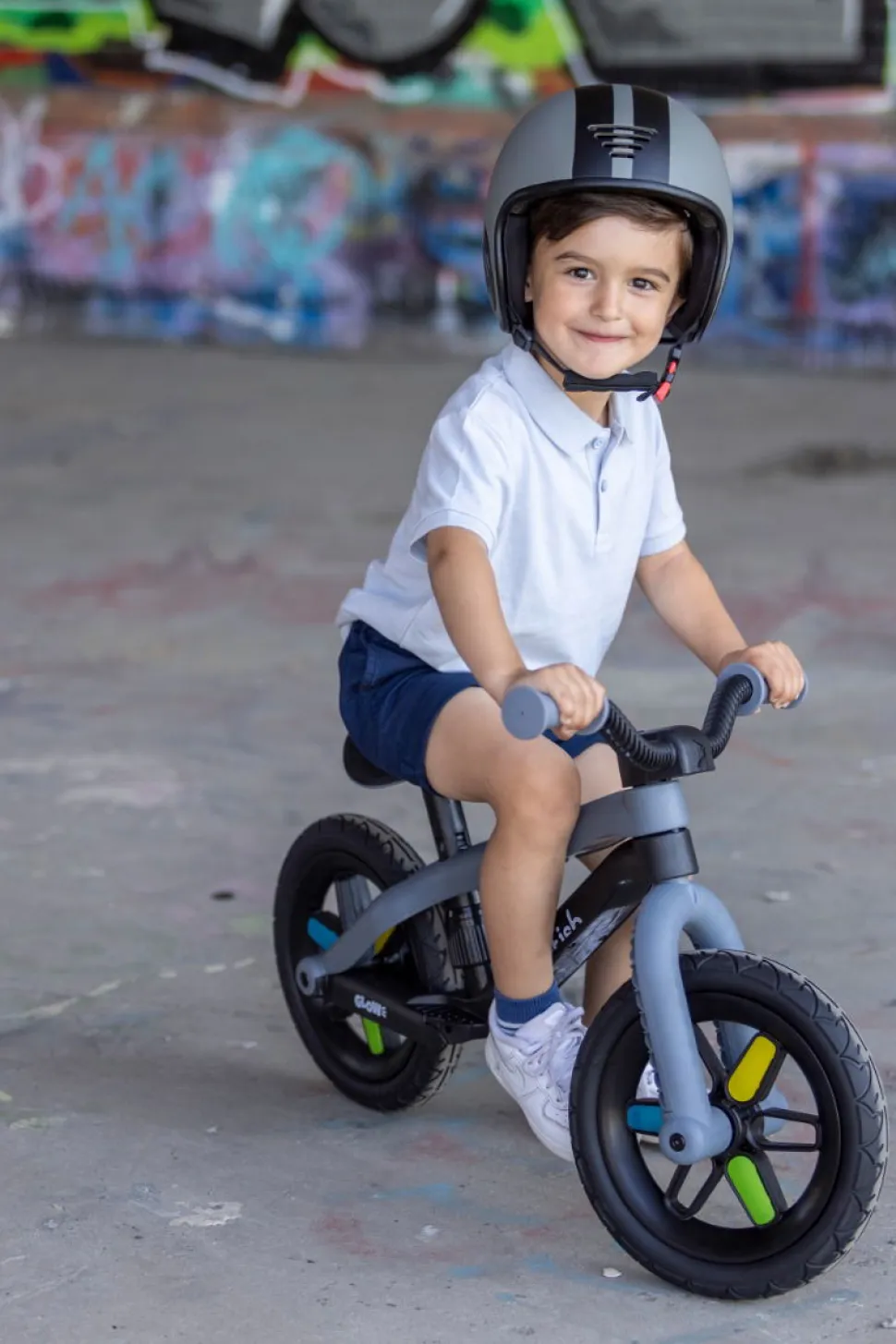 Lobecykel Bmxie Glow - Antracit (2-5 Ar)