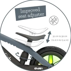 Lobecykel Bmxie Glow - Antracit (2-5 Ar)