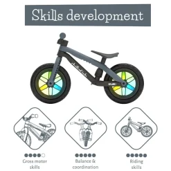 Lobecykel Bmxie Glow - Antracit (2-5 Ar)