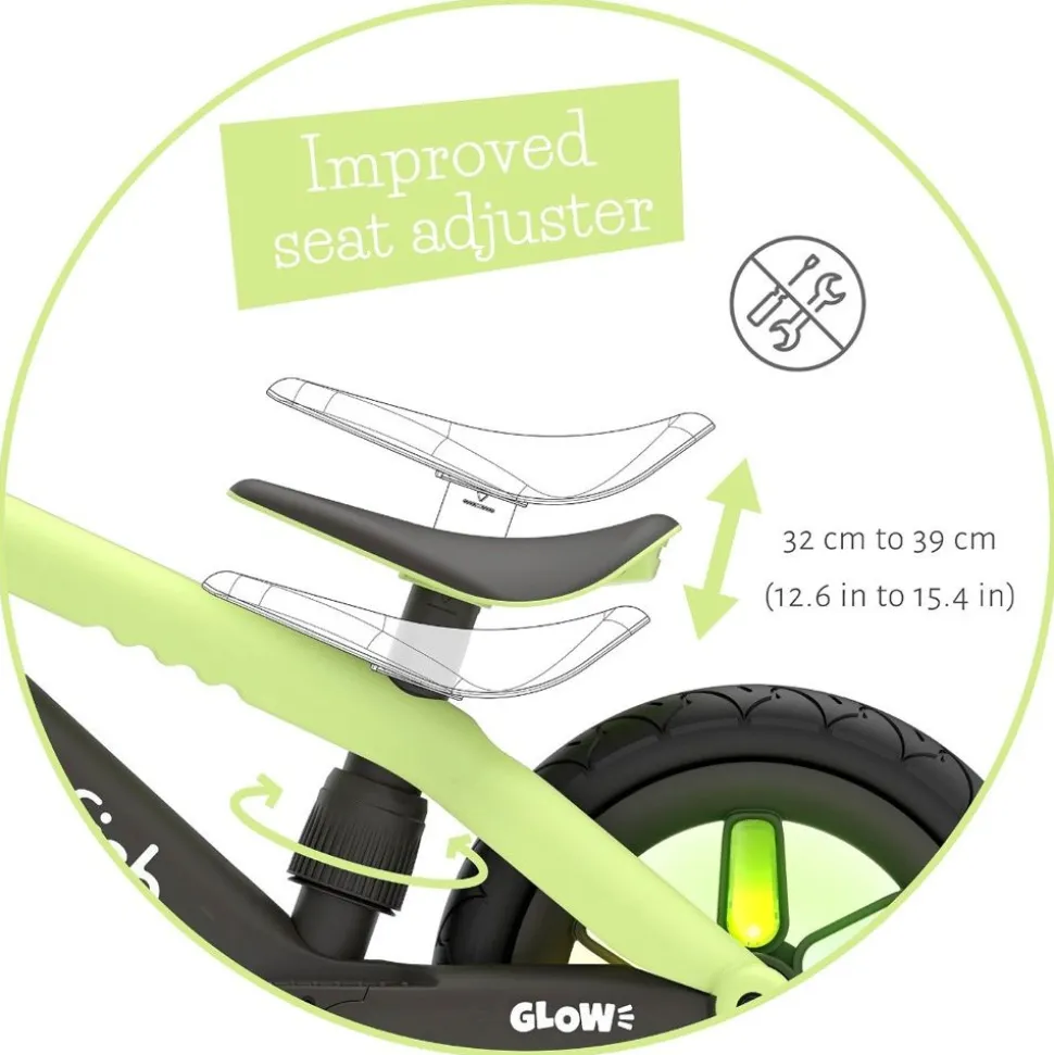 Lobecykel Bmxie Glow - Pistacie (2-5 Ar)