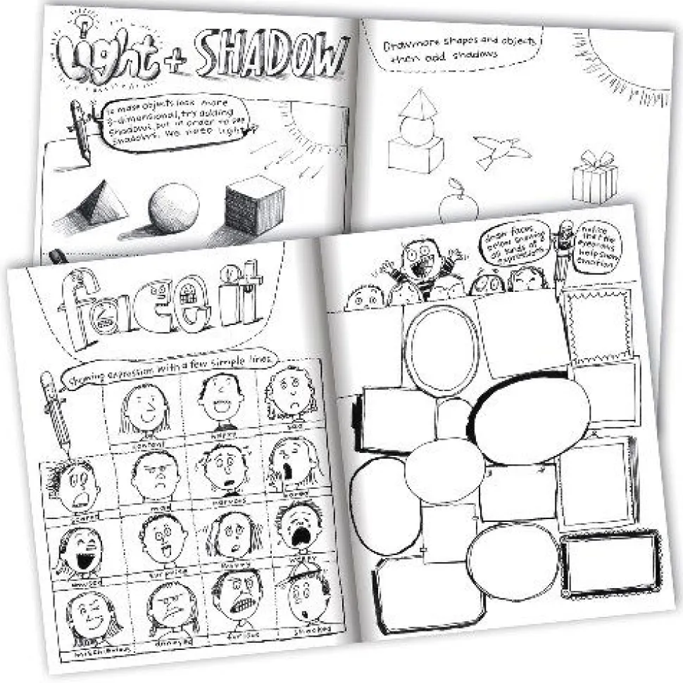 Lær At Tegne - Former Og Portraetter