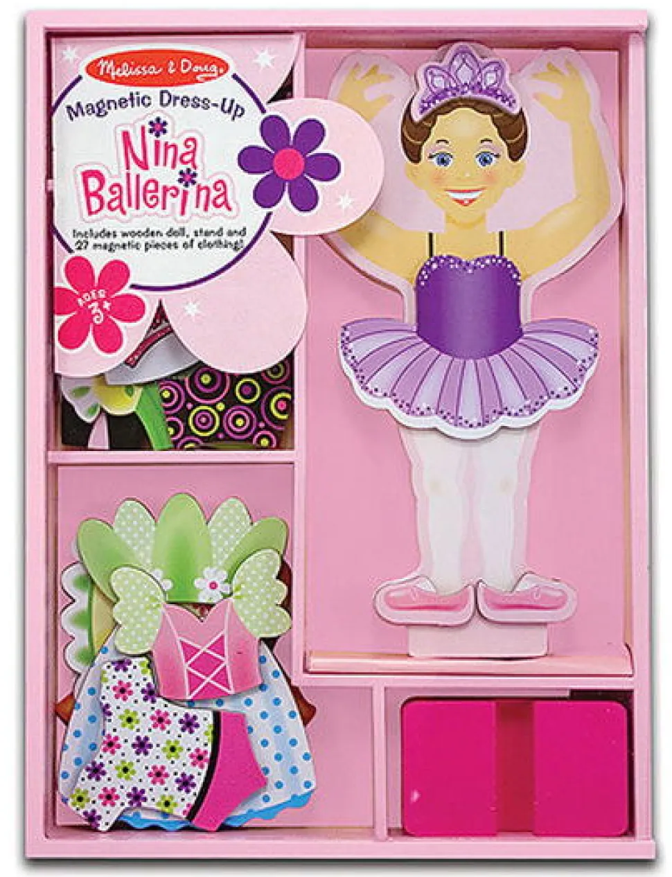 Magnetisk Paklaedningsdukke, Ballerina