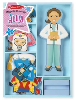 Magnetisk Paklaedningsdukke, Julia