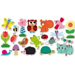 Magnetsaet I Trae - Med Motiver