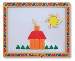 Magnettavle Med Geometriske Brikker