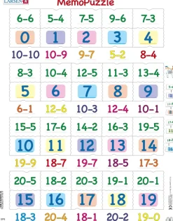Memo Puslespil - Plus / Minus