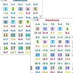 Memo Puslespil - Plus / Minus
