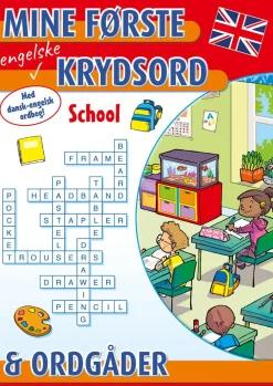 Mine Forste Engelske Krydsord & Ordgader: School