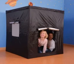 Morketelt - Firkantet, Sort