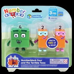 Numberblocks - Fire Og Tvillingerne To Og To