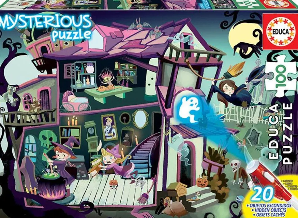 Observationspuslespil 100 Brk, Uv - Spogelseshus