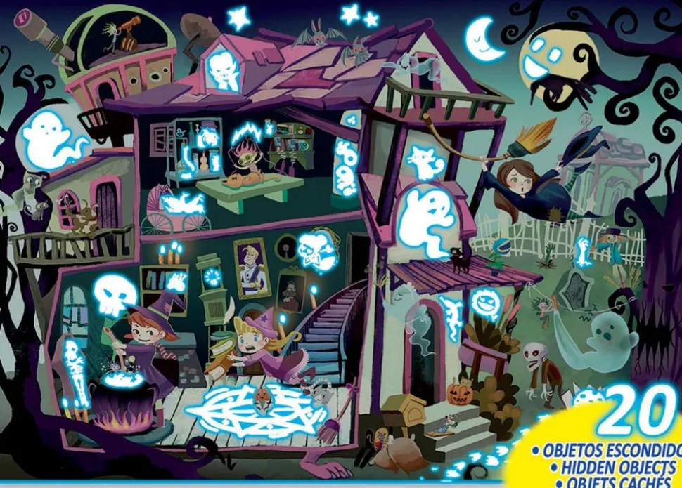 Observationspuslespil 100 Brk, Uv - Spogelseshus