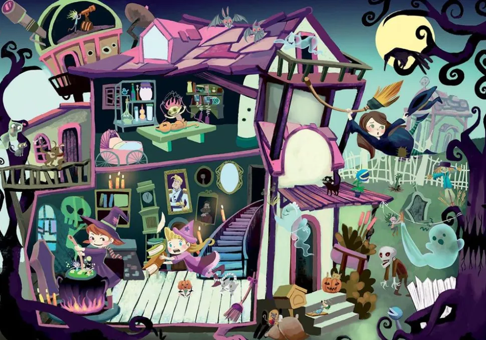 Observationspuslespil 100 Brk, Uv - Spogelseshus