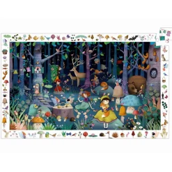 Observationspuslespil 100 Brikker Fortryllet Skov