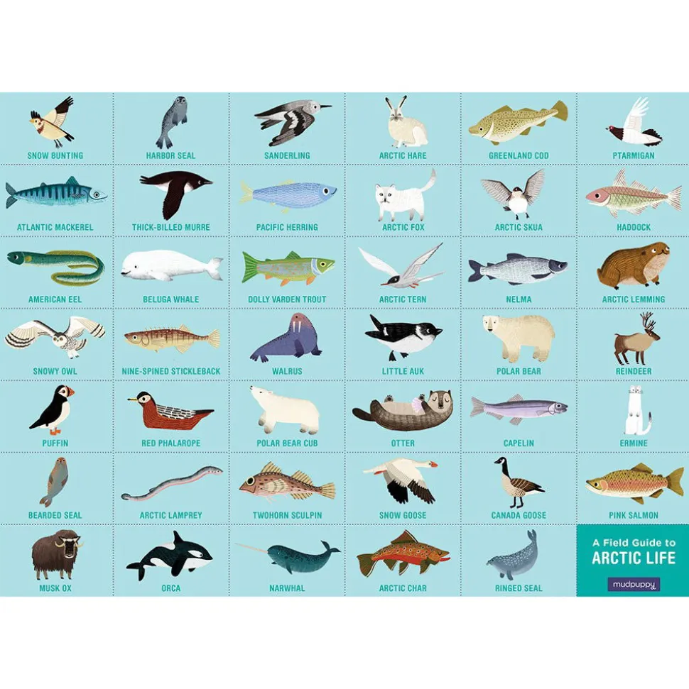 Observationspuslespil M. 64 Brk. - Artisk Dyreliv