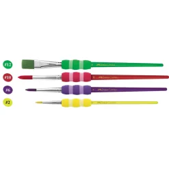 Penselsaet M. Godt Greb, 4 Stk/4 Str.