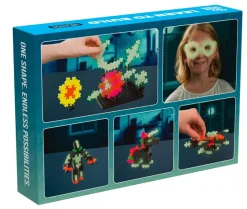 Plus-Plus - Lær At Bygge Glow In The Dark, 500 Stk